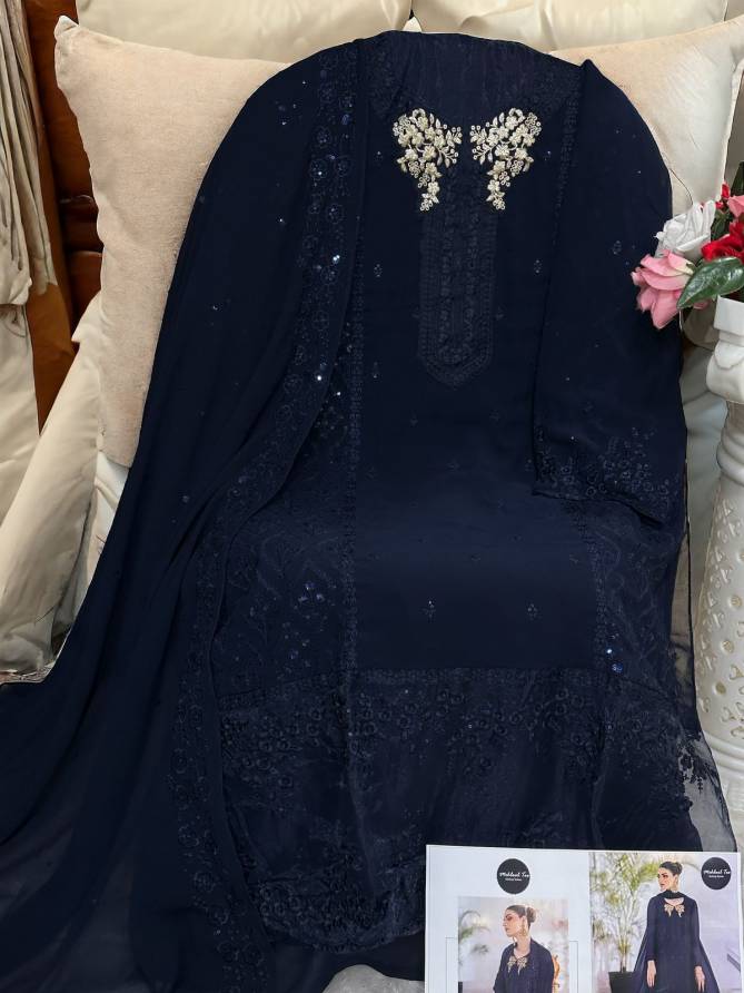 1323 A To D Mehboob Tex Georgette Embroidery Pakistani Suits Wholesale Shop In Surat

